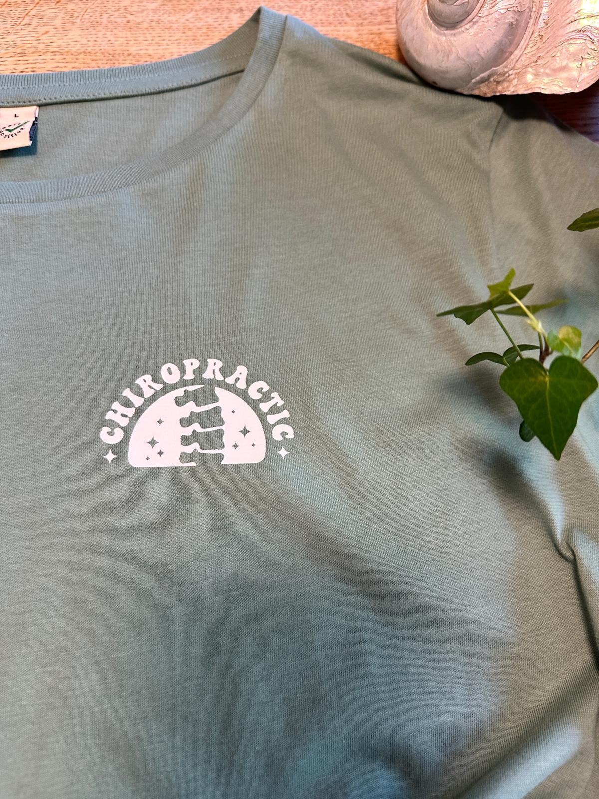 It's a good day to get adjusted Womens fittted T-shirt (Sage Green)