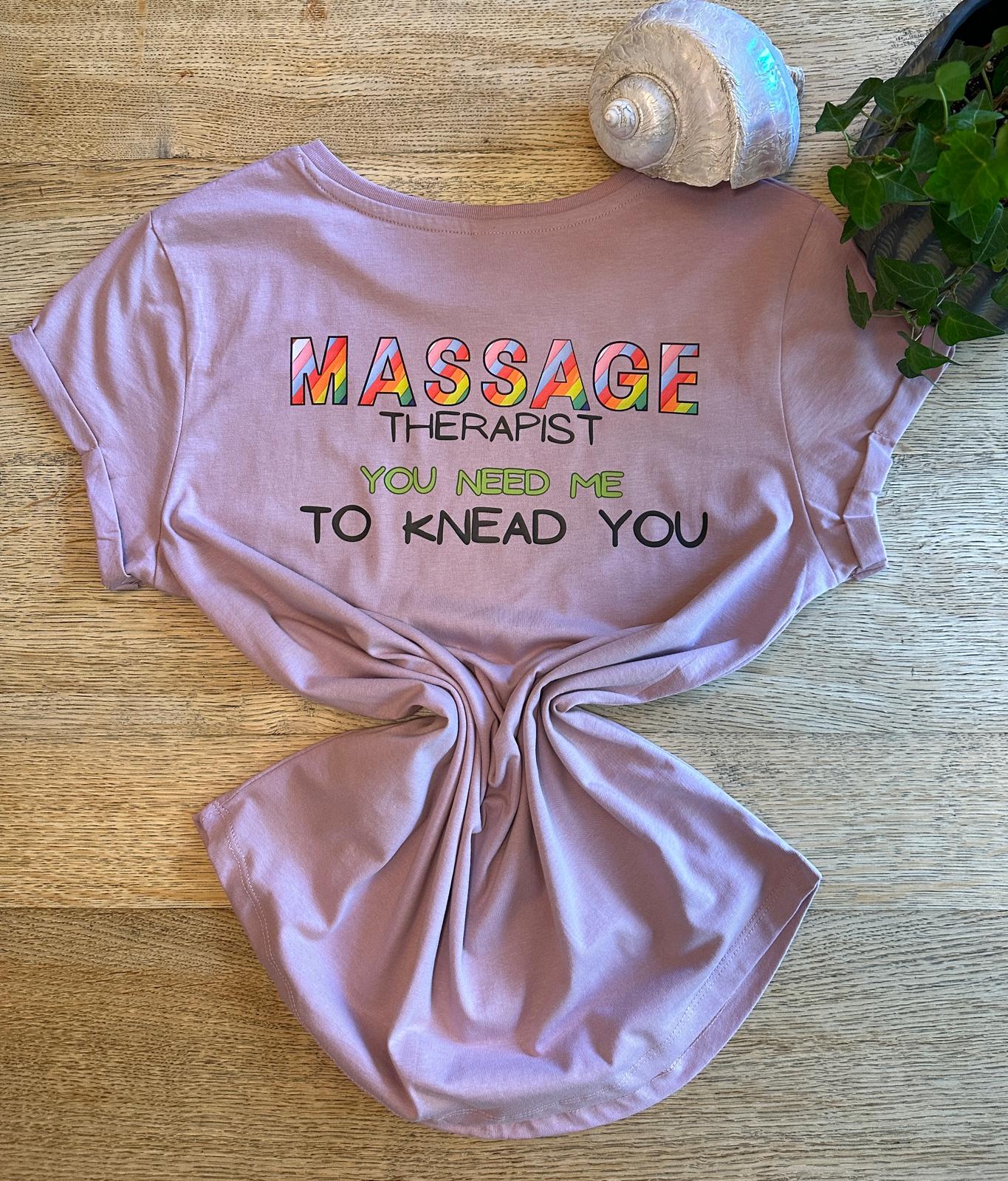 'You need me to knead you' Women fitted T-shirt (Miami Pink)