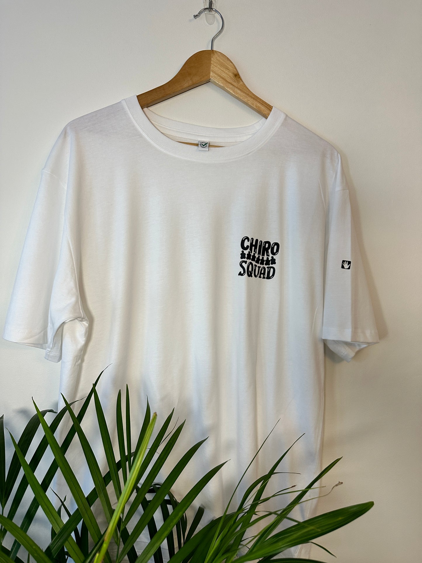 'Coffee Adjust Repeat' Unisex T-shirt (White)